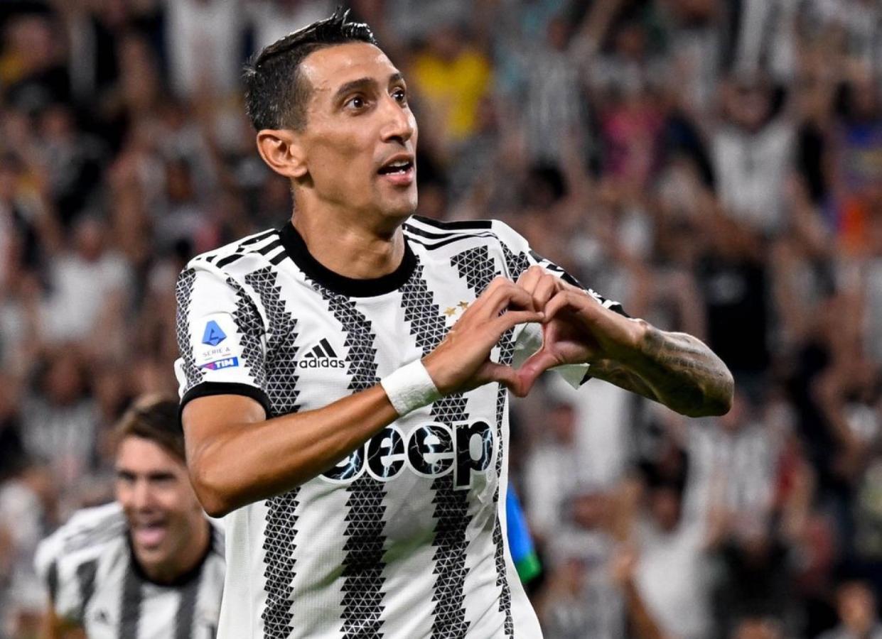 Con gol de Angelito Di María, Juventus ganó en la Europa League