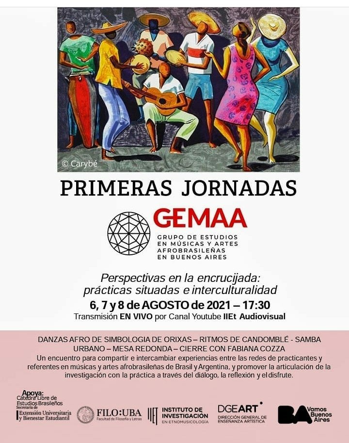 Primeras Jornadas del Grupo de Estudios en Músicas y Artes Afrobrasileñas en Buenos Aires