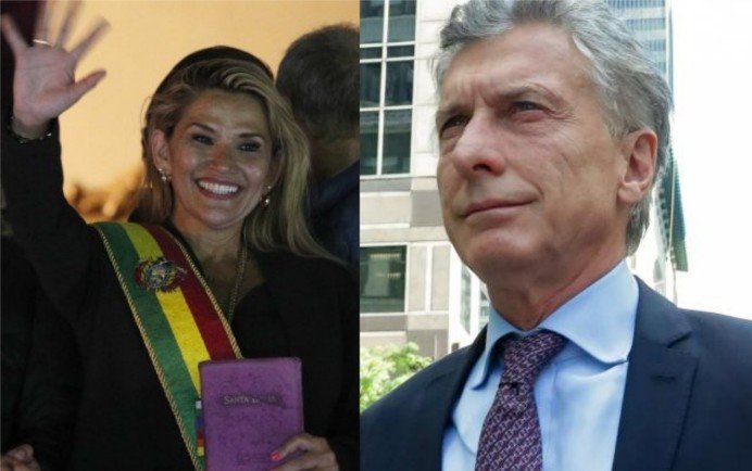 Escándalo internacional.Además de apoyar el golpe en Bolivia, Macri envió municiones 