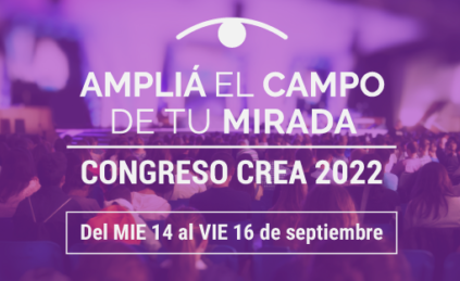 Desde el miércoles 14 de Septiembre se desarrollara por tres días el Congreso CREA 2022