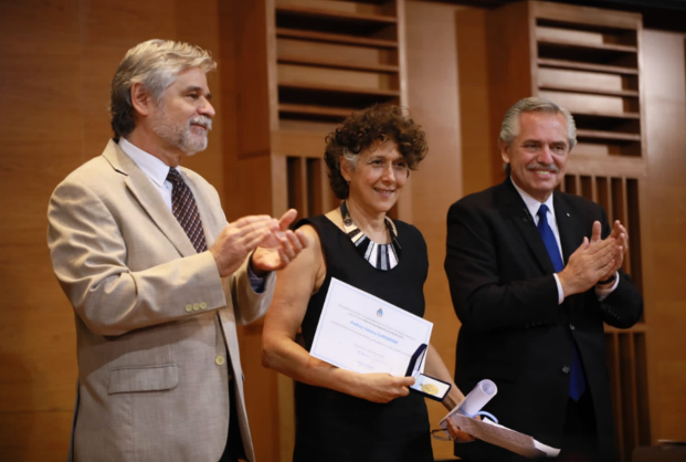 Andrea Gamarnik, jefa del Laboratorio de Virología Molecular de la Fundación Instituto Leloir, fue distinguida como Investigadora de la Nación 2022