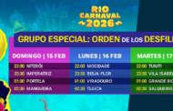 Carnaval de Río de Janeiro 2026: El espectáculo del Grupo Especial en la Sapucaí