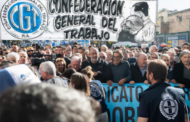 La CGT marchó a Plaza de Mayo en contra de la reforma laboral y amenazó con un paro nacional si se aprueba el proyecto