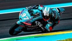 Marco Morelli logró su primer podio de Moto3 en el GP de Brasil
